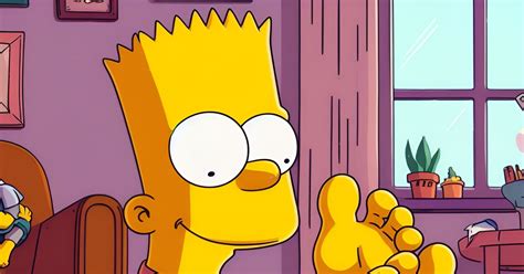 bart simpson feet